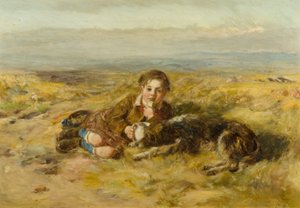 The Wee Herd Laddie [旧カタログ名：Boy and Dog] (英語) 作： William McTaggart
