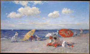 海のそば 作： William Merritt Chase