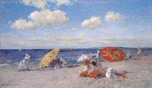 海辺で、およそ。 1892年。
