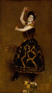 カルメンチータ、1890年。 作： William Merritt Chase
