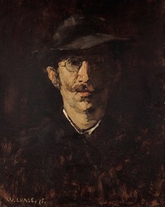 ドイツ語：フーゴー・フォン・ハーバーマンの肖像 作： ウィリアム・メリット・チェイス