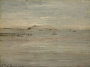 マリン 1888年頃（木・油彩） 作： William Merritt Chase