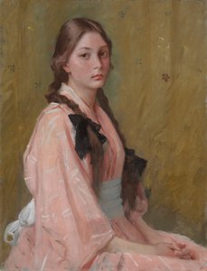 モナ、R。ウィリアムメリットチェイス夫人の娘、1894年頃 作： William Merritt Chase