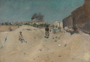 マドリード郊外 作： William Merritt Chase