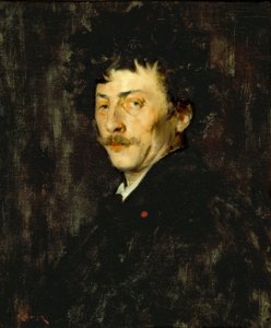 パブロ・デ・サラサーテ：ヴァイオリニストの肖像 作： William Merritt Chase