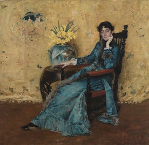 ドラウィーラーの肖像、1882-83年 作： William Merritt Chase