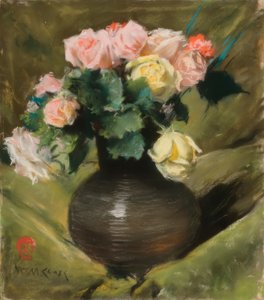 バラの花 作： William Merritt Chase
