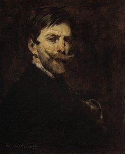 自画像 作： William Merritt Chase