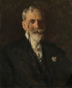 自画像 作： William Merritt Chase