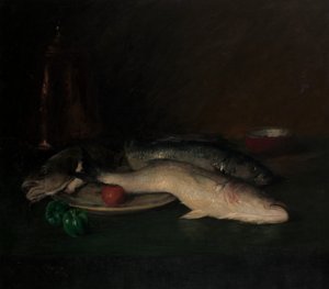 静物：魚、1908年までに。
