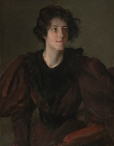 若い女性の研究、c.1880-85（キャンバスに油彩）