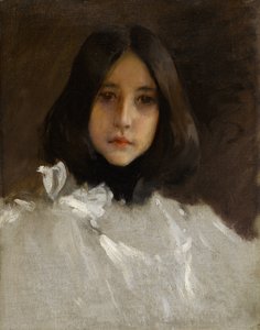 アーティストの娘アリス、1899年頃（キャンバスに油彩）