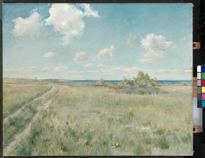海への古い道、1893年 作： William Merritt Chase