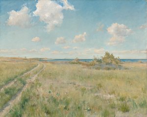 海への古い道c。 1893。 作： William Merritt Chase