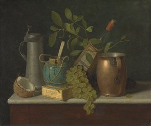 ただのデザート、1891 作： William Michael Harnett