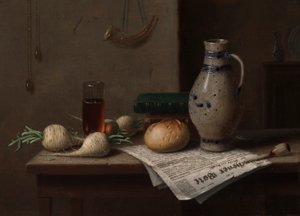 ミュンシェナーボーテ 作： William Michael Harnett
