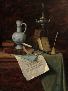 私の宝石」1888年 作： William Michael Harnett