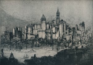 ニューヨーク、ブルックリン、c1913 作： William Monk