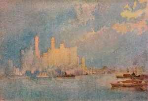 ニューヨーク・フロム・ザ・サウンド、c1913 作： William Monk