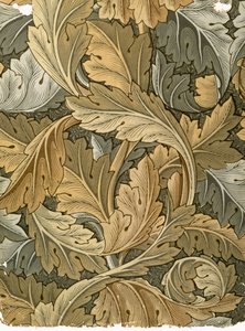 アカンサスの壁紙、ウィリアムモリス（1834-96）、1875年 作： William Morris