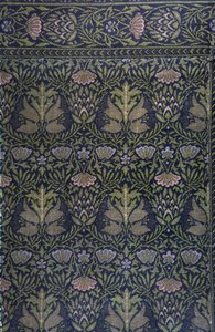 アーティチョーク。 敷物、c。 1880年。 作： William Morris