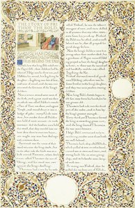 書道と装飾写本、c.1871-1873 作： William Morris