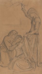庭の 3 つの図の構成 作： William Morris