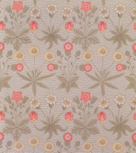 1862年にウィリアムモリス（1834-96）がデザインした最初の壁紙「デイジー」 作： William Morris