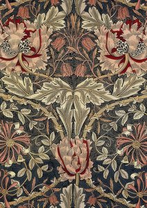 装飾的な生地。 1876-90 作： William Morris