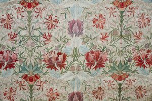 装飾的な生地。 1880 作： William Morris