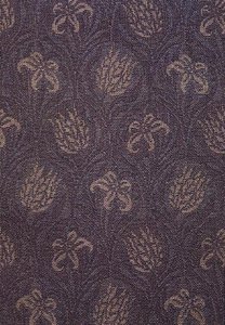 ウィリアム・モリスの「ハマースミス・テラス」の生地（テキスタイル 作： William Morris