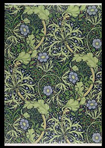 海藻の壁紙デザイン、ジョン・ヘンリー・ディアル（1860-1932）、1901（壁紙） 作： William Morris