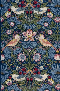 いちご泥棒。 装飾布、1883年。 作： William Morris