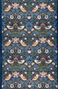 いちご泥棒。 装飾布、1883年。 作： William Morris