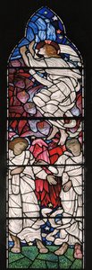 アセンション、1881年（ステンドグラス） 作： William Morris