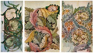 ウィリアムモリス1834-1896、1934年の作業図面。 作： William Morris