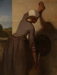 泉の少女」1852年～54年 作： William Morris Hunt