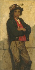 イタリアンボーイ、1866年。 作： William Morris Hunt