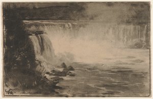 ナイアガラの滝 作： William Morris Hunt