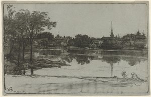 1877年、マサチューセッツ州ノースイーストン。 作： William Morris Hunt