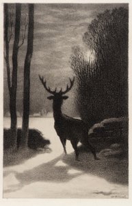 月夜のクワガタ 作： William Morris Hunt