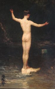 入浴者、1877年。 作： William Morris Hunt