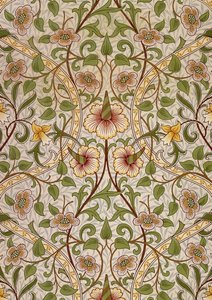 装飾生地、1876-1890。 作： William Morris Tapestry Works