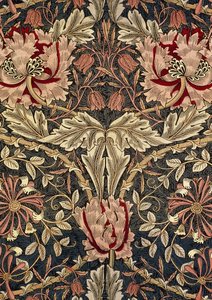 装飾生地、1876-1890。 作： William Morris Tapestry Works