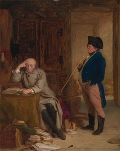 ジョサイア・カーギル牧師に侵入するペレグリン・タッチウッド氏 作： William Mulready