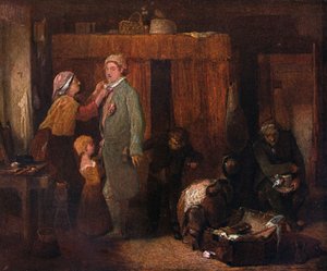 結婚式の日、c1845 1904 作： William Mulready