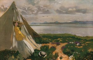 ブリージーデイ：ホウスヘッド、20世紀初頭、c1930。 作： William Newenham Montague Orpen