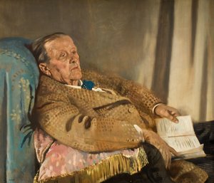 エドウィン・レイ・ランケスター卿の肖像 1847-1929年 1928年   作： William Newenham Montague Orpen