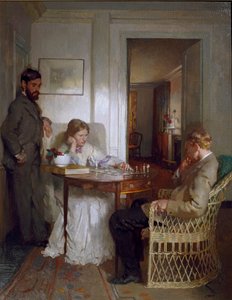 1902年以前のチェスプレイヤーたち 作： William Newenham Montague Orpen