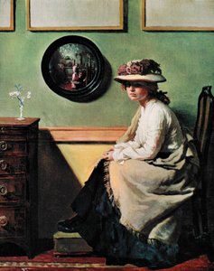 鏡、1900 1926。 作： William Newenham Montague Orpen